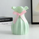 Axyaa Porcelain Style DIY Flowerpot Vase Home Decoration Ornaments