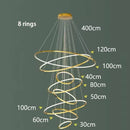 Axyaa Nordic Home Decoration Stair Chandelier Living Room Bedroom Dining Room Pendant Lights Ceiling Light Indoor Lighting
