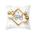 Axyaa Christmas Ball Cushion Cover Platinum Decoration