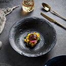Axyaa Matte Ceramic Deep Plate Set - Restaurant Quality Tableware
