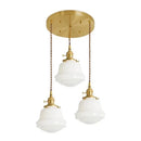 Axyaa Glass LED Pendant Light: Indoor Hanging Lamp Suspension Fixtures
