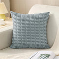Axyaa Soft Striped Corduroy Throw Pillow Covers in 45x45cm