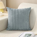 Axyaa Soft Striped Corduroy Throw Pillow Covers in 45x45cm