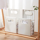 Axyaa Plastic Foldable Laundry Basket Storage Container Hamper Organizer