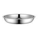 Axyaa Stainless Steel Food Storage Tray Dinner Plates Tableware Barbecue Dishes