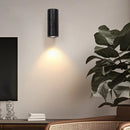 Axyaa Black Cave Stone LED Wall Lamp - Nordic Minimalism for Living Room, Bedroom, Bathroom