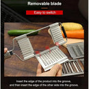 Axyaa Stainless Steel Vegetable Slicer Cutter Set for Multi-Purpose Shredding and Grating