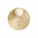 Axyaa Wabi Sabi Stone Wall Sconce, Nordic Style Bedroom Living Room Lamp