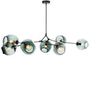 Axyaa Modern Glass Bubble Chandelier for Living Room Dining Island Lighting