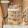 Axyaa Clear Drawer Cosmetic & Jewelry Organizer: Large Capacity, Multi-layer Desktop Storage Box