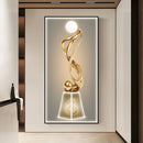 Axyaa Abstract Light Luxury Mural Lamp Decoration - Modern Simplicity Hanging Painting