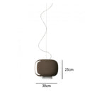Axyaa Glass Pendant Chandelier for Dining Room and Bedroom - Modern Hanging Light