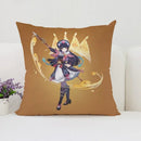 Axyaa Beijing Opera Face Changing Pillow Case 45x45cm for Sofa & Car Decoration