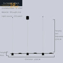 Axyaa Modern Chandelier for Kitchen & Dining Room Decoration with Remote Control