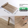 Axyaa Wood Grain Peel and Stick Flooring Tiles, Removable Sticker, 118'' X 15.7''