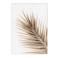 Morocco Architecture Islamic Canvas Art Print with Beige Flower Palm Tree Painting - Axyaa