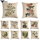 Axyaa Nordic Printed Cotton Linen Pillowcase for Home Office Decor 45*45cm