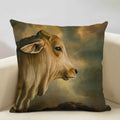 Axyaa Nice Cow Cushion Cover - Decorative Pillow Case for Sofa & Chair