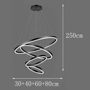 Axyaa Modern LED Pendant Chandeliers for Living and Dining Room Lighting