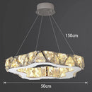 Axyaa Crystal Chandelier Stair Pendant Lamp Living Room Interior Lighting