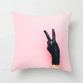 Axyaa Tropical Leaf Print Pillowcase for Living Room Sofa