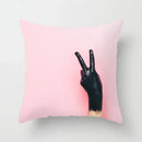 Axyaa Tropical Leaf Print Pillowcase for Living Room Sofa