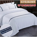 Luxury Hotel Four-Piece Bedding Set by Axyaa in Pure Cotton Linen