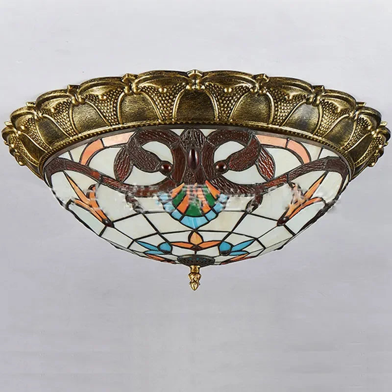 Axyaa Bohemian Glass Ceiling Light LED Lamp Fixture