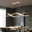 Axyaa Modern Nordic LED Pendant Light with Remote Dimming
