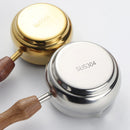 Axyaa Stainless Steel Seasoning Cup with Wooden Handle - Set of 4
