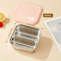 Axyaa Stainless Steel Kids Lunch Box - Leakproof & Reusable Bento Box