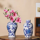 Axyaa Antique Chinese Style Ceramic Vase for Living Room Home Decor