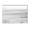 Axyaa Surfboard Coastal Wall Art Canvas - Black and White Beach Posters
