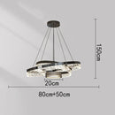 Axyaa Modern LED Pendant Light Chandeliers for Living Room and Dining Room