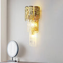 Axyaa Modern Glass Wall Lamp LED Light for Bedroom Living Room TV Background