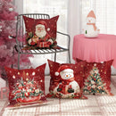 Christmas Pillowcase Set by Axyaa - Festive Sofa Cushion Covers for Home Decor