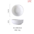 Axyaa Ceramic Side Dishes Set, Round Plates for Seasoning, Snacks & More