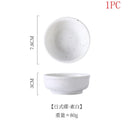 Axyaa Ceramic Side Dishes Set, Round Plates for Seasoning, Snacks & More