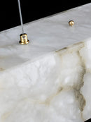 Marble Dining Room Kitchen Island Chandelier by Axyaa: Modern Luxury White Marble Design
