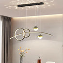 Axyaa Modern Dine Pendant Light Chandelier - Indoor LED Ceiling Lamp