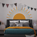 Axyaa Boho Sun Wall Stickers for Boy's Room Nursery Decor