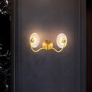 Axyaa Modern Glass Copper Wall Lamp for Elegant Home Lighting