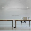 Axyaa Nordic LED Circular Pendant Lights Strip Chandelier for Romantic Home Decor