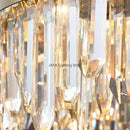 Axyaa High-End Crystal Chandelier LED Pendant Light for Bedroom and Dining Room