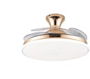 Axyaa Smart LED Fan Ceiling Chandelier for Living Room and Bedroom