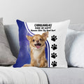Axyaa American Akita Print Pillowcase: Cute Dog Cushion Cover for Home and Car