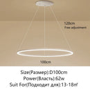 Axyaa Modern LED Pendant Chandelier for Living Room Restaurant Bedroom Lighting