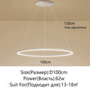 Axyaa Modern LED Pendant Chandelier for Living Room Restaurant Bedroom Lighting