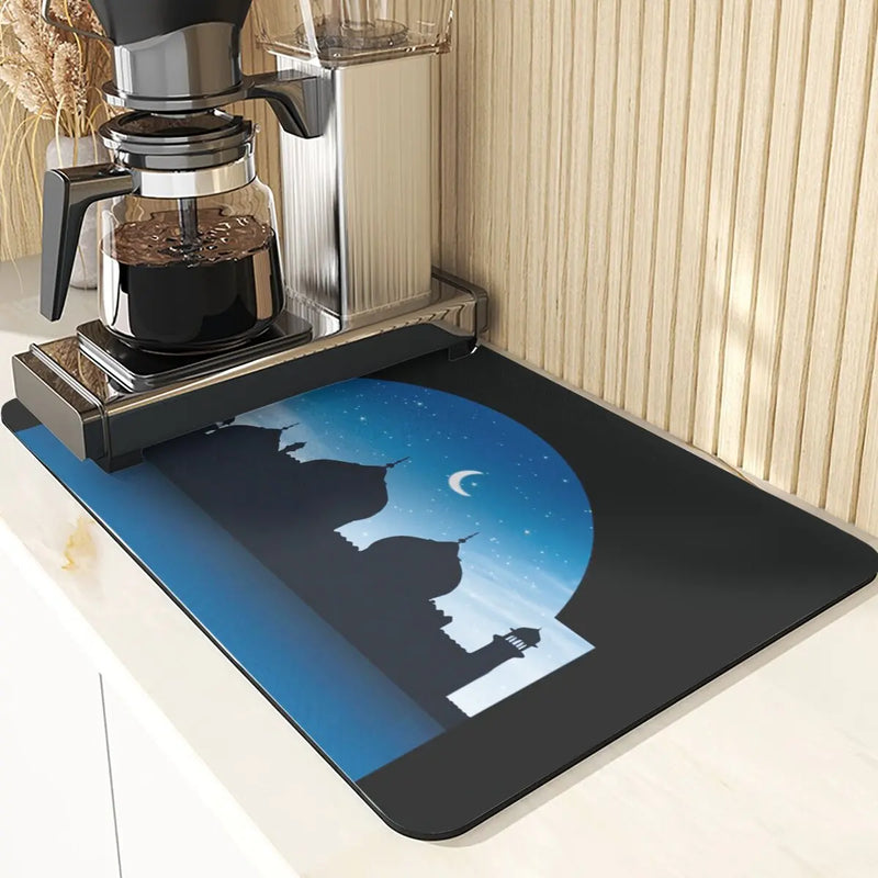 Axyaa Silicone Placemat Dish Table Mats Architecture Printing
