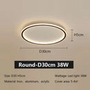 Axyaa Dimmable LED Ceiling Chandelier: Modern Minimalist Living Room Light for Home Decor